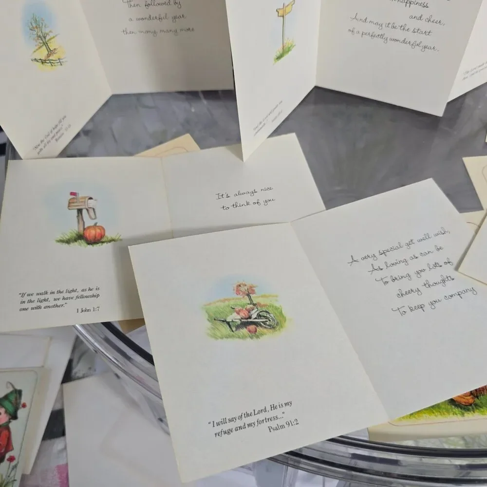 Vintage Anneliese Little Helpers Little Children Greeting Cards w/Env Unused